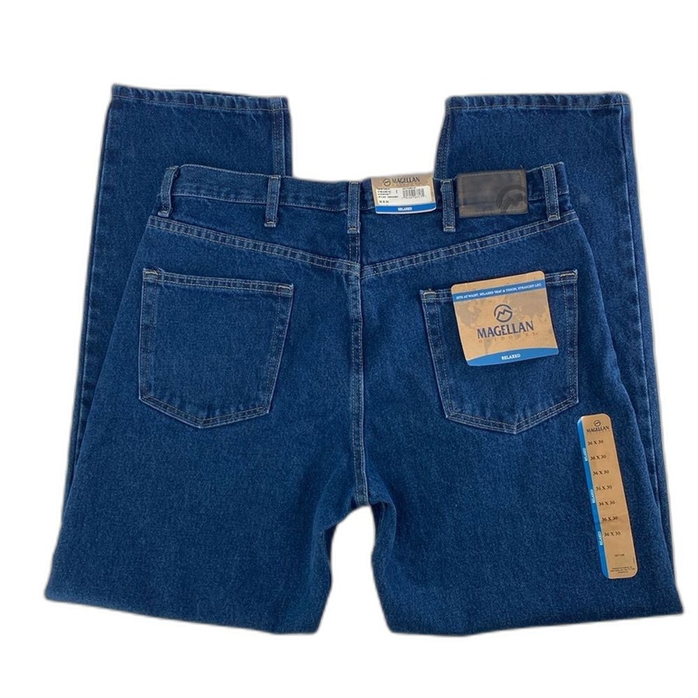 Magellan Outdoors Men's Relaxed Fit Denim‎ Jeans NWT 36x30
